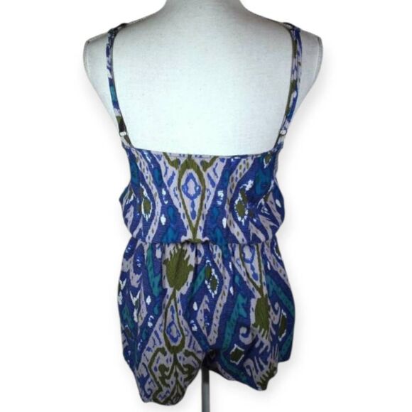 WETSEAL BLUE, GREEN, & WHITE ROMPER SZ.L EUC. - Picture 3 of 5